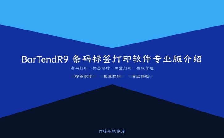 BarTend 2021 R9 条码标签打印软件专业版介绍