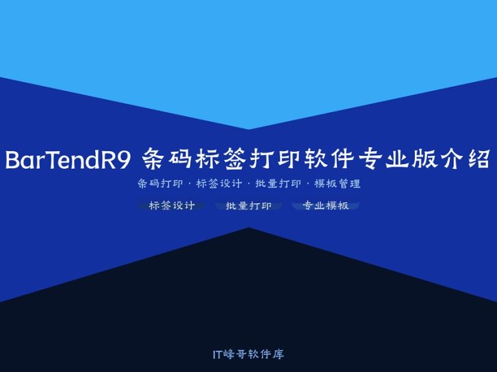 BarTend 2021 R9 条码标签打印软件专业版介绍