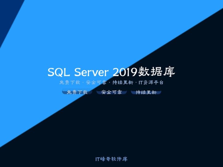 SQL Server 2019 Developer 开发版数据库功能介绍