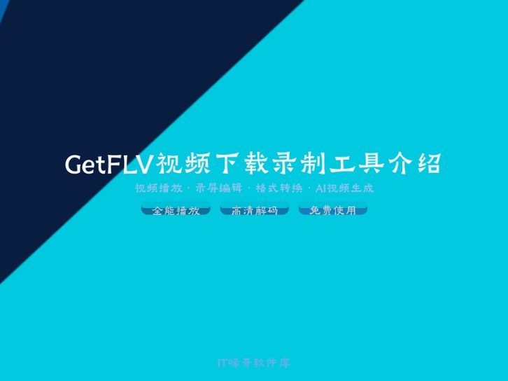 GetFLV v15.5 视频下载录制工具介绍