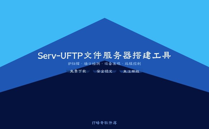 Serv-U 15.2 FTP文件服务器搭建工具