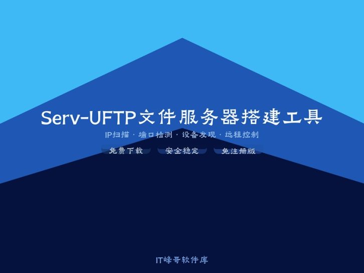 Serv-U 15.2 FTP文件服务器搭建工具