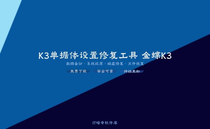 K3单据体设置修复工具 金蝶K3单据修复
