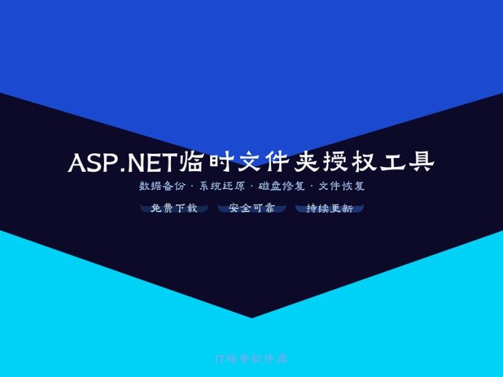 ASP.NET临时文件夹授权工具 网站权限修复