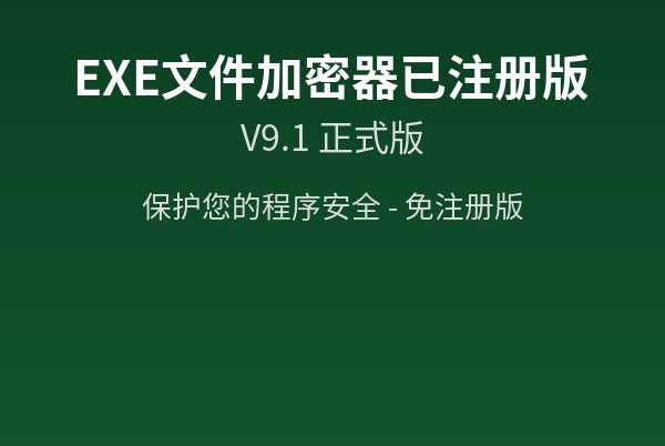 EXE文件加密器已注册版V9.1正式版 – 保护您的程序安全