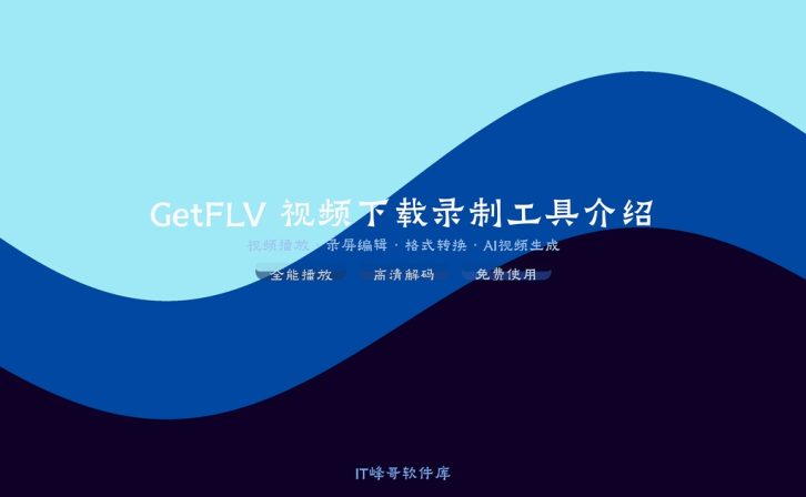 GetFLV v15.5 视频下载录制工具介绍