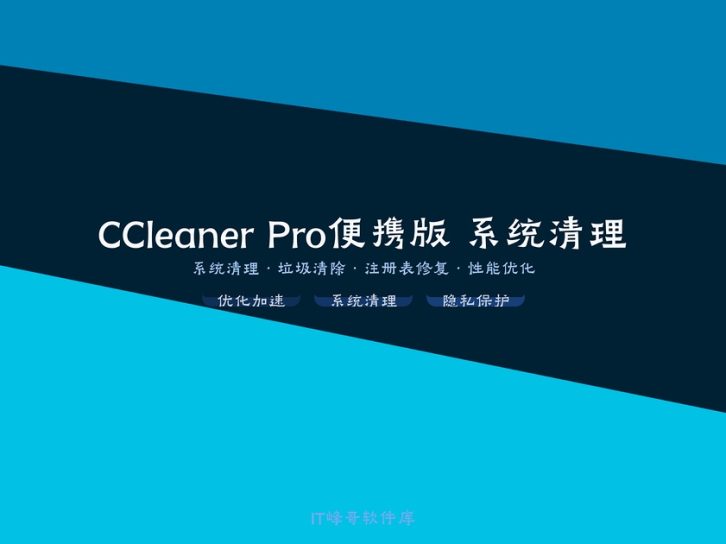 CCleaner Pro v6.18.10838 便携版 系统清理优化工具下载
