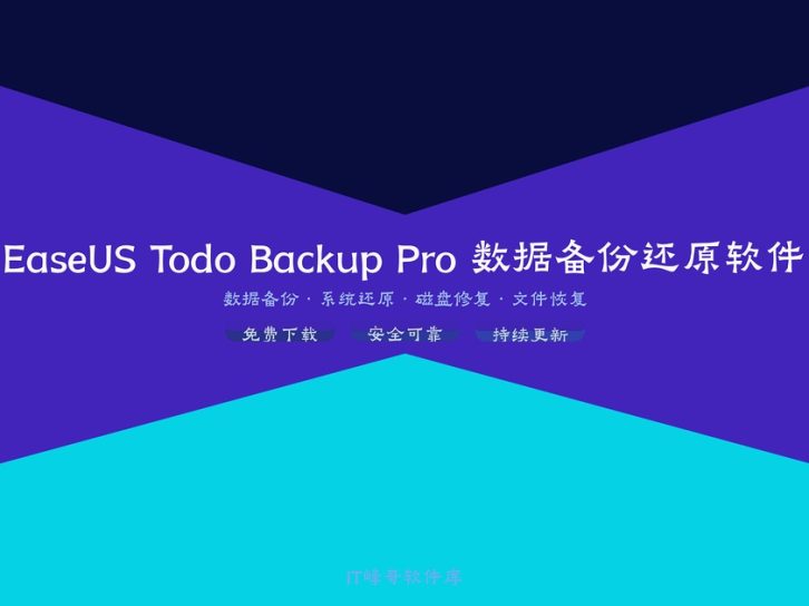 EaseUS Todo Backup Pro v16.0 数据备份还原软件——完整备份解决方案
