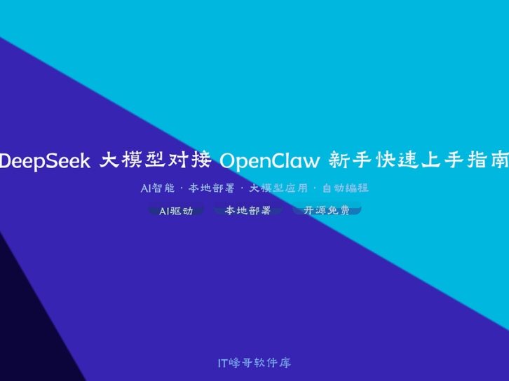 DeepSeek 大模型对接 OpenClaw 新手快速上手指南——本地部署 AI 私人助理