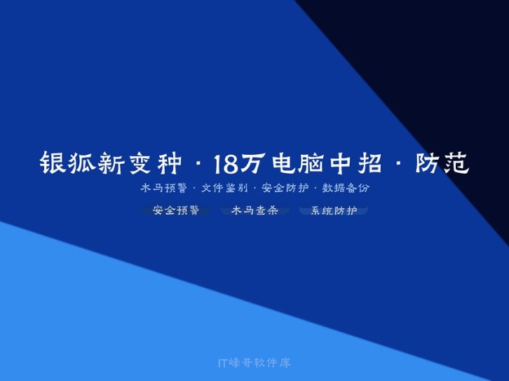 已有18.2万台电脑中招！银狐木马新变种来了，看到这些文件千万别点