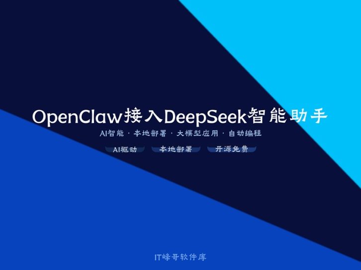 OpenClaw 配置 DeepSeek 大模型 API 接入指南