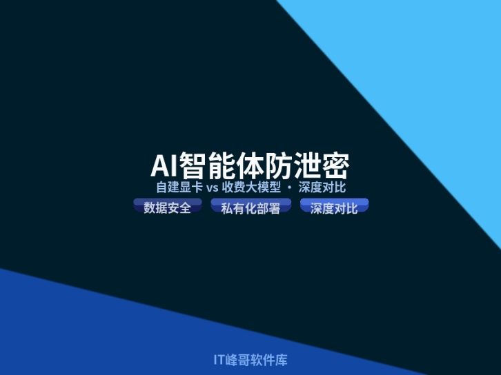 企业上 AI 智能体如何防资料泄密?自建显卡大模型 vs 收费大模型 2026 深度对比